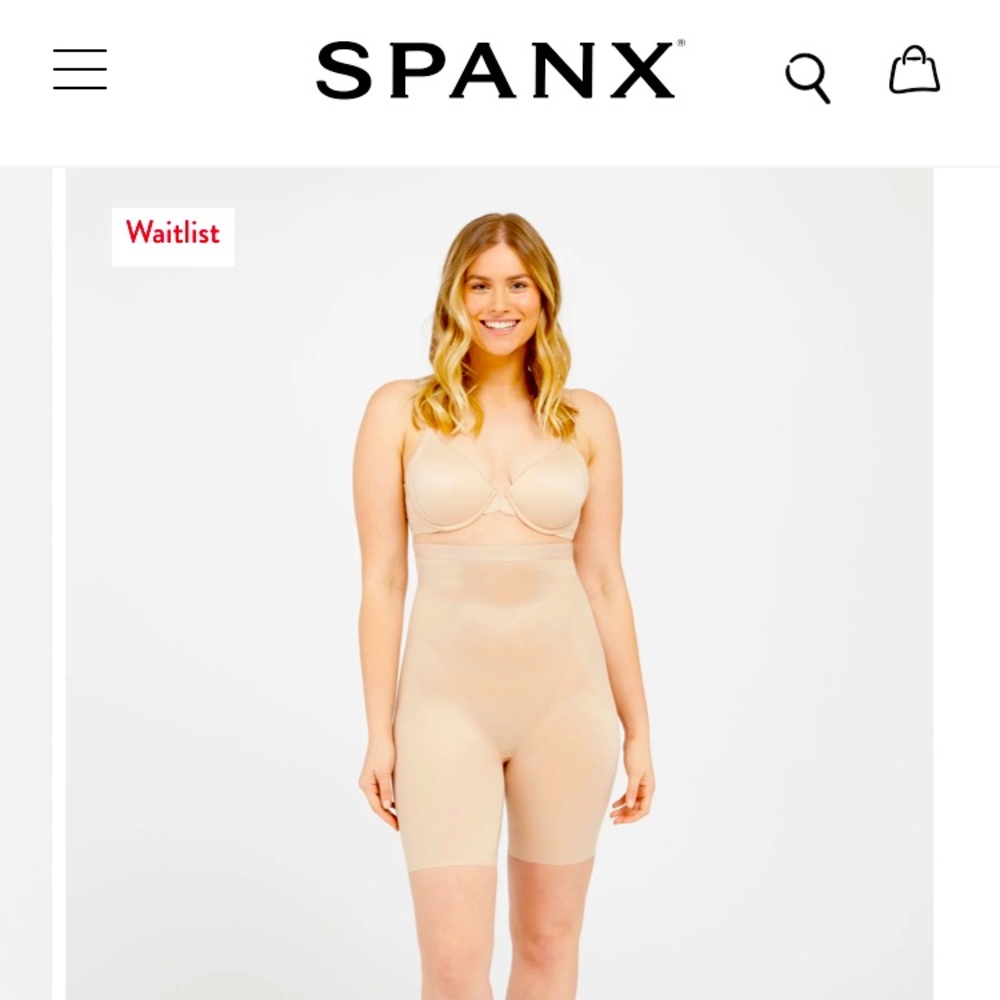 NWT SPANX High-Waist Mid-Thigh Shapewear